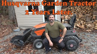 The Husqvarna TS354 Garden Tractor. A Long Term Review. 100  hours and 2 years later.