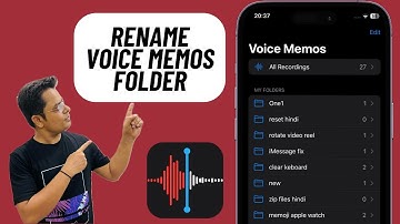 How to Rename a Voice Memos Folder on iPhone and iPad
