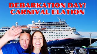 Debarkation Is Never Fun! *Time to Disembark the Carnival Elation @ Jacksonville Port* by Sea Trippin' w/ Kim and Scott 610 views 6 months ago 9 minutes, 28 seconds