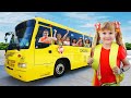 Diana dan Roma&#39;s Epic School Bus Rules Challenge With Friends