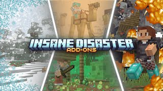 Insane Disasters Addon Showcase | Minecraft Marketplace Addon (Pocket Edition, PC, Console)