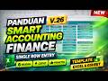 Panduan Penggunaan SAF V.26 Single Row Entry untuk Menyusun Laporan Keuangan Otomatis Excel