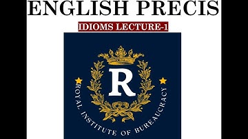 CSS / PMS ENGLISH IDIOMS