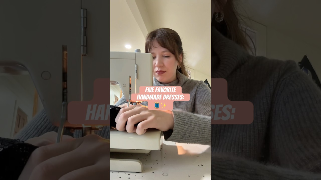 Пять моих любимых платьев, сшитых вручную…🧵✨ 