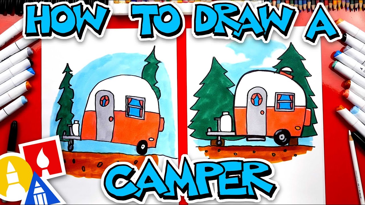 How To Draw A Camping Tent - Art For Kids Hub 