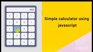 Simple calculator using html css and javascript #javascript #shorts Simple Calculator In Javascript Javascript Programming Shorts