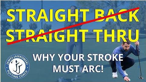 Why the putting stroke must ARC -   JJ Putting : YouTube