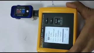 Quality Testing of Control D Pulse Oximeter with Fluke SPOT Light SpO2 Pulse Oximeter Analyzer