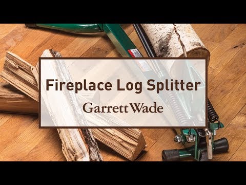 Fireplace Log Splitter Split Wood With A Step Shop At Garrett