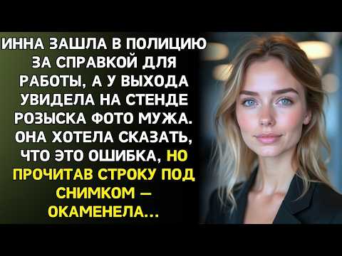 Инна пришла за справкой в полицию… И увидела мужа на стенде розыска...