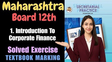 Class 12 SP Chapter 1 Solved Exercise | All Questions and Answers | HSC | Maharashtra Board |