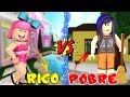 RICO VS POBRE EM ROTINA DE FÉRIAS - Bloxburg | Roblox
