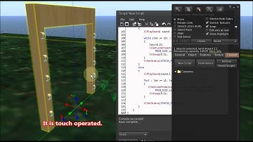 Build a Hydraulic Door in Virtual World - Get the Free LSL Script