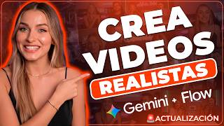 🔥 Cómo Crear Videos Realistas con IA en Minutos (Gemini + Flow)