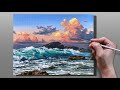 How to Paint Sunset Seascape /  Correa Art