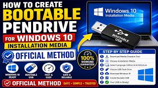 How To Create A Windows 10 Bootable USB Flash Drive (Official Method)