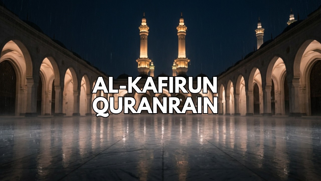 Al-Kafirun Recitation Echoing in the Rain – Masjidil Haram Spiritual Atmosphere
