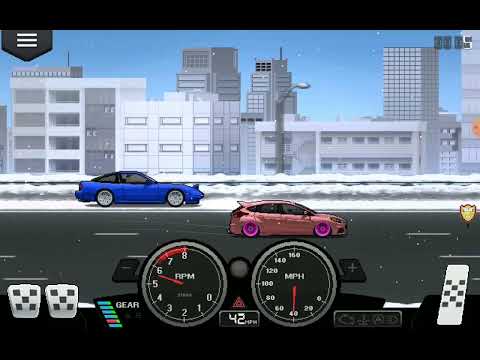 pixel car driving