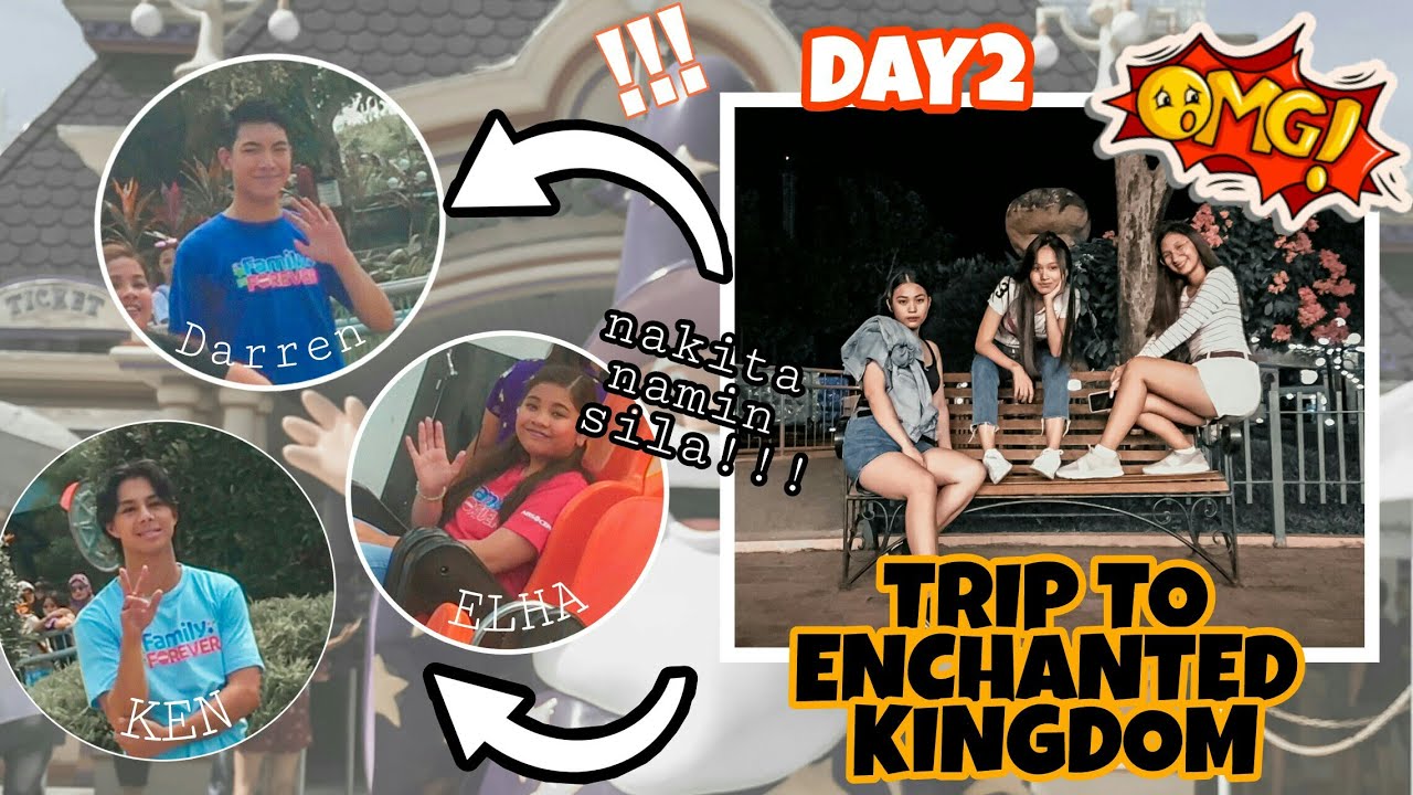 DARREN ESPANTO , KEN SAN JOSE AND ELHA IN ENCHANTED KINGDOM| TRAVEL VLOG