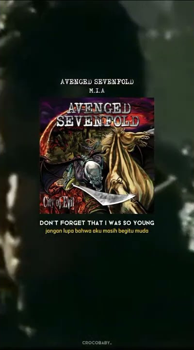 Avenged sevenfold - outro M.I.A  #Shorts #Trending #Tiktok