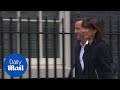 All smiles david and samantha arrive at downing street  daily mail