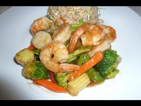 Camarones salteados estilo Oriental - Mi Receta - YouTube