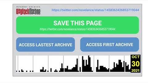 Wayback Machine: Browser Extension