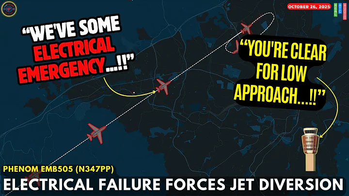 (BREAKING) Electrical Failure at 41,000 Feet! Phenom EMB505 Emergency Diversion to Roanoke #atc 