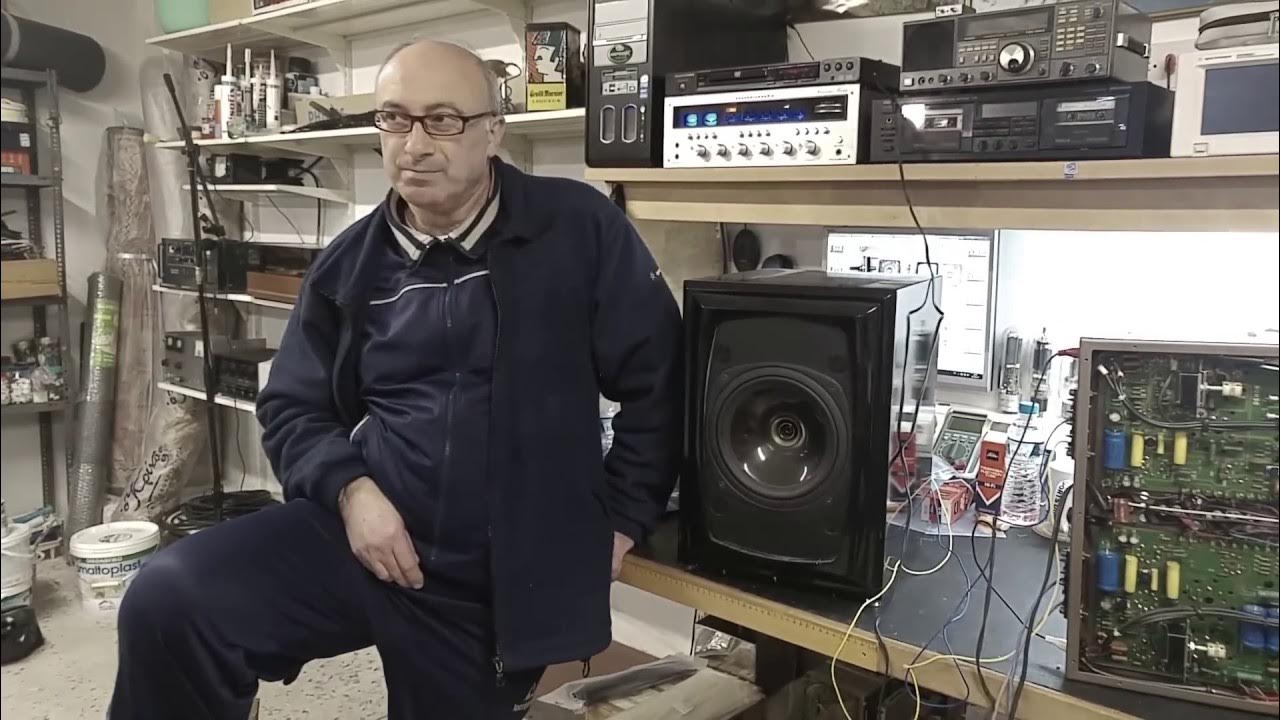 Denon POA1000B valve power amplifier First test after full upgrade