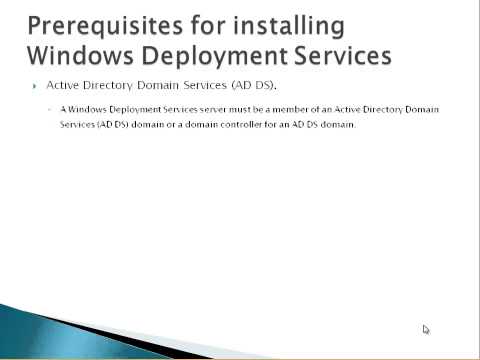 Configuring WDS part 1 (Windows Deployment Services) - chapter 1 Exam 70-411