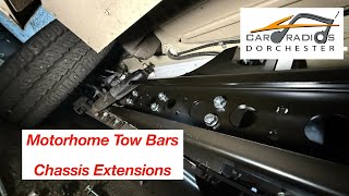 Motorhome Tow Bar Installation with Chassis Extensions