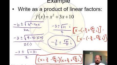 PCH 2.5 Fundamental Theorem of Algebra Part 3