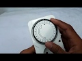 How to set analog timer switch 24 hours