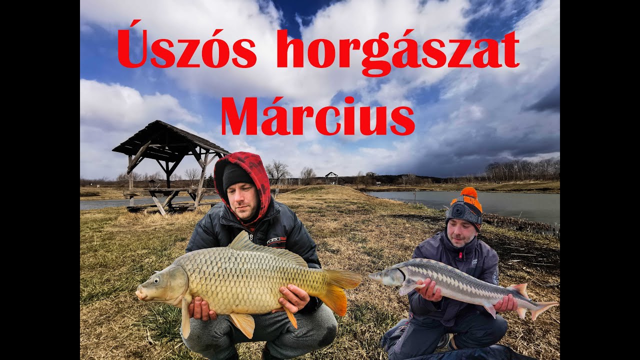 Úszós horgászat a márciusi szélviharban.