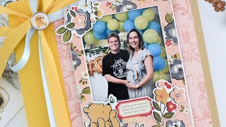 How I Set Up My Baby Shower SNAP Binder Using the Say Cheese Classic Pooh from Simple Stories