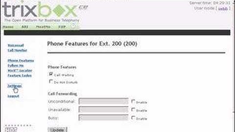Asterisk Part 8  - Trixbox Features