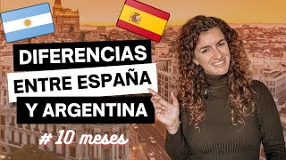 🇦🇷🆚🇪🇸 DIFERENCIAS entre ARGENTINA y ESPAÑA: 10 meses en GRAUS 🌍✈️