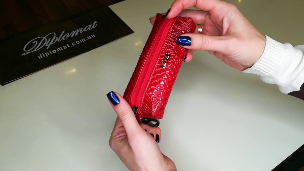 КЛЮЧНИЦЫ КОЖАНЫЕ BUTUN 787 008006 КРАСНЫЙ