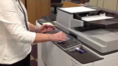 Scanning a document to your USB