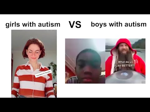 girls with autism vs boys with autism