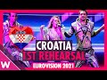 Croatia First Rehearsal: Albina "Tick-Tock" @ Eurovision 2021 (Reaction)