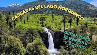Cascadas del Lago Ñorquinco - Guman Mapu, Newen Folil y Coloco - NEUQUEN
