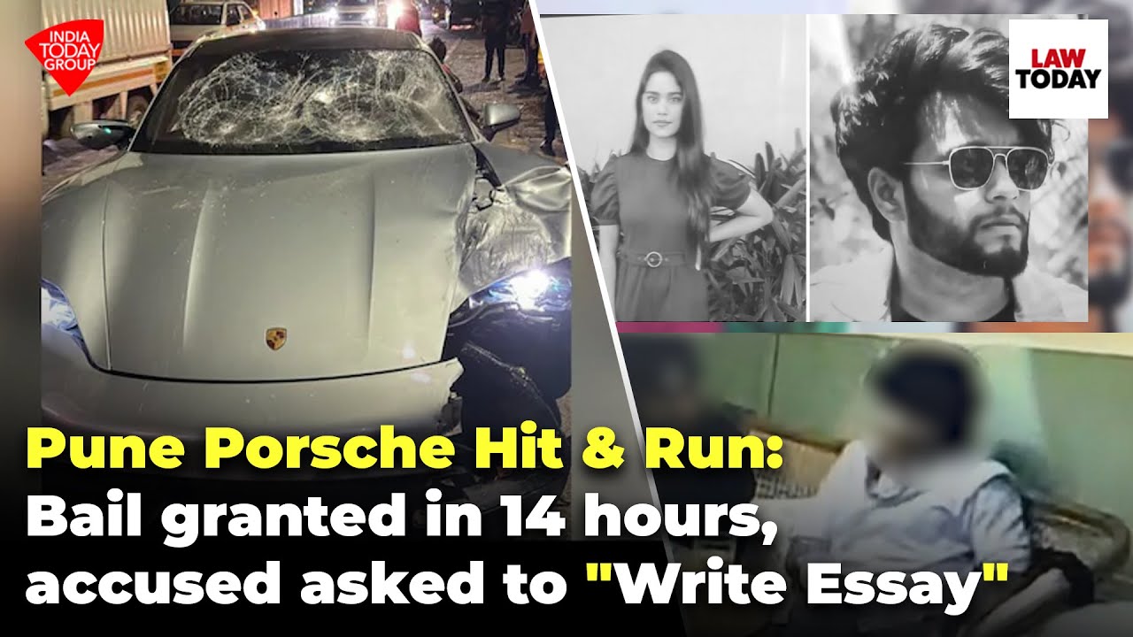 Write 300-word essay: Bail condition for Pune teen in Porsche crash ...