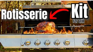 How To Install Universal Rotisserie Kit Grills Easy Simple