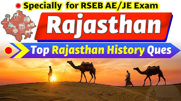 Rajasthan Top History Questions for RSEB AE/JE Exam 2021 | GK for RSEB Rajasthan History for RVUNL