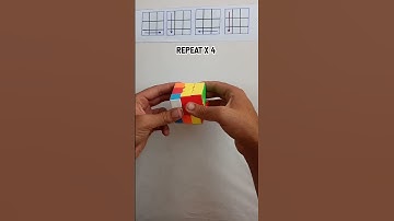 Is it possible that cube 3x3 solve in 4 moves #shorts