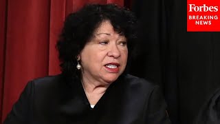 'How Are We Not Extending The Period?': Sonia Sotomayor Presses Lawyer On Supervised Release Limits