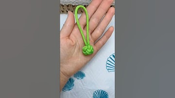 how to make Paracord China Button Knot #shortsfeed #shorts #knot
