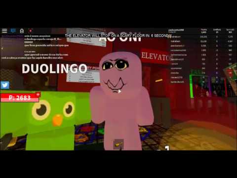 Robloxterror New Update Ao Oni And Duolingo In The Scary Elevator Youtube - karinaomg roblox horror elevator