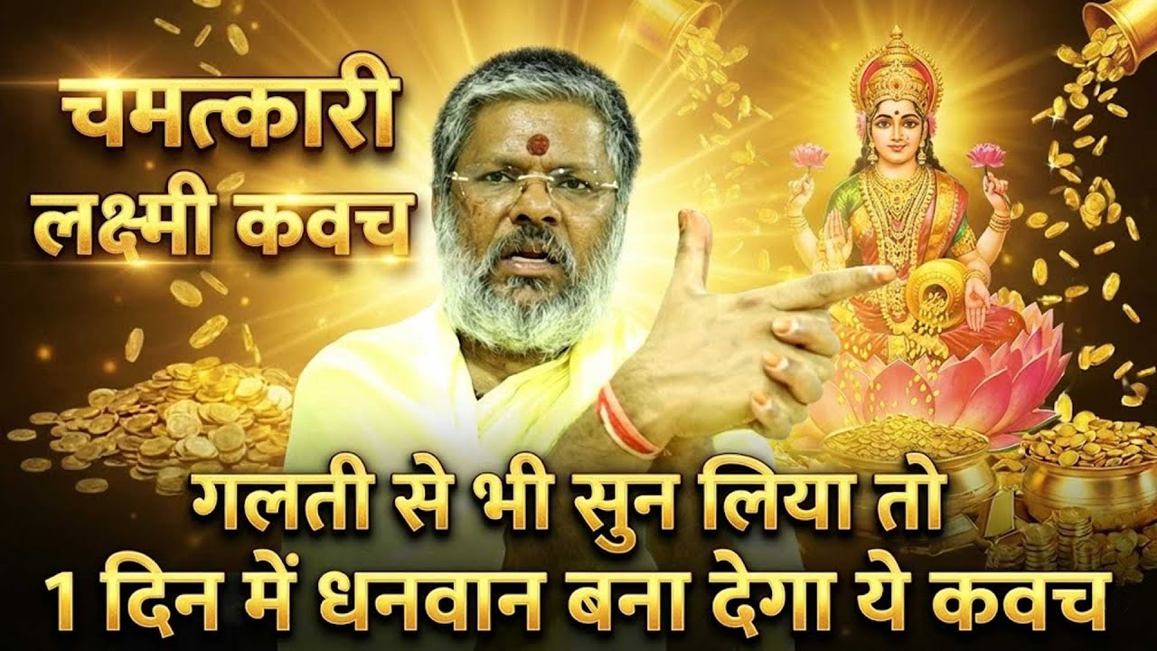 लक्ष्मी कवच गलती से भी सुन लिया 1 दिन में धनवान बना देगा कवच Shri Vasant Vijayanand Giriji Maharaj